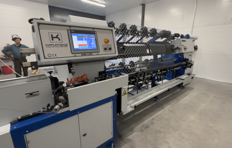 KMS-1400 Chain Link Fence Machine Finland