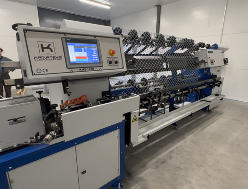 Finland – KMS 1400 Fully Automatic Chain Link Fence Machine Delivery.